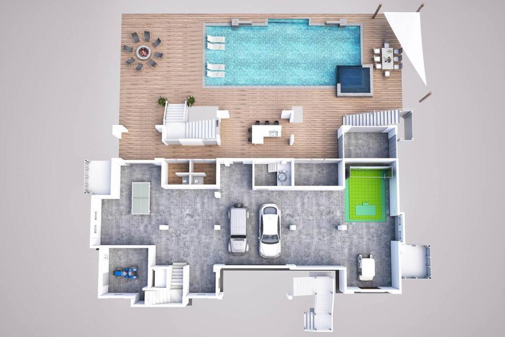 New Waterfront Home With Deep Water Dock ไอล์ออฟปาล์มส์ ภายนอก รูปภาพ
