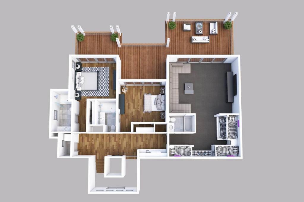 New Waterfront Home With Deep Water Dock ไอล์ออฟปาล์มส์ ภายนอก รูปภาพ